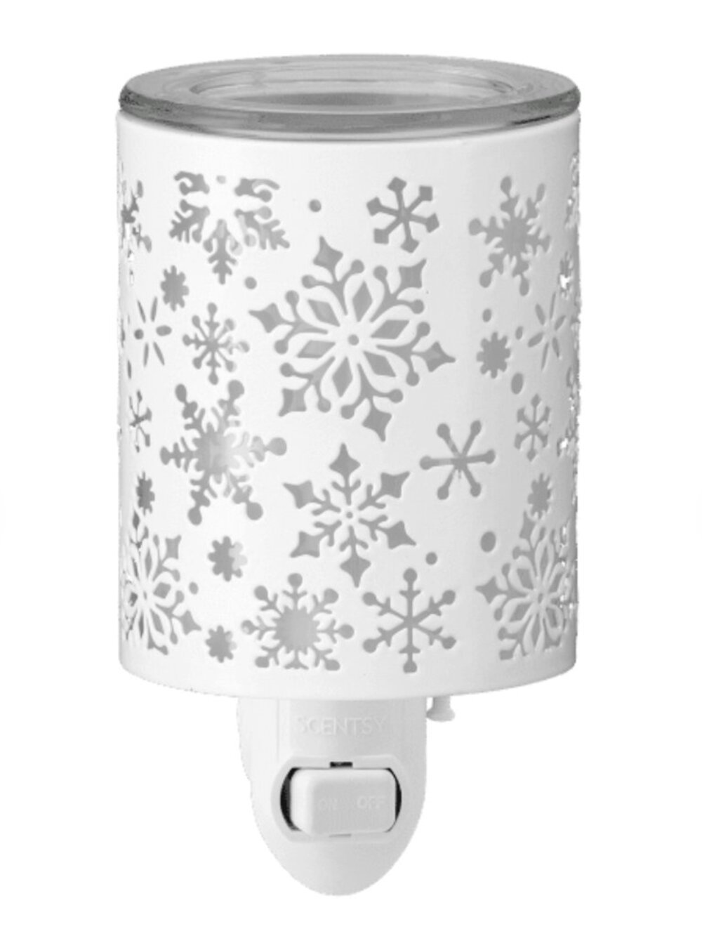 SCENTSY "Catching Snowflakes" Mini Plug-in Warmer - Picture 5 of 11